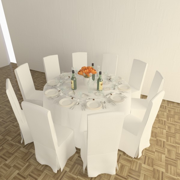3ds max ballroom table - Ballroom Table by TheToastMaster